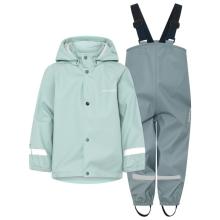 Didriksons - Kid's Slaskeman Set 4 - Regenset Gr 80 grau
