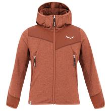 Salewa - Kid's Agner Melange PolarLite Full Zip Hoody - Fleecejacke Gr 104 rot