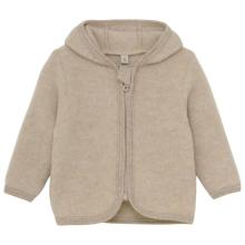 Huttelihut - Baby's Jacket Wool Fleece - Merinojacke Gr 62 beige