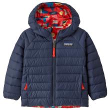 Patagonia - Baby's Reversible Down Sweater Hoody - Daunenjacke Gr 3-6 Months blau