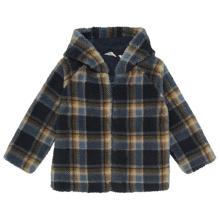 Minymo - Kid's Jacket Teddy with Lining - Fleecejacke Gr 68 grau