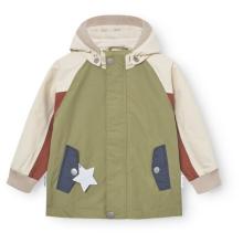 Mini A Ture - Kid's Matwally Fleece Lined Jacket - Regenjacke Gr 92 - 2 Years oliv