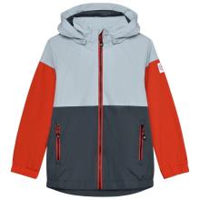 Color Kids - Kid's Jacket Colorblock - Regenjacke Gr 92 grau