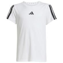 adidas - Kid's Training Essential 3 Stripes Tee - T-Shirt Gr 116 weiß