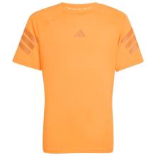 adidas - Kid's Sport Icons 3-Stripes Tee - Funktionsshirt Gr 116 orange