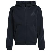 adidas - Kid's Z.N.E.Full Zip - Sweat- & Trainingsjacke Gr 128 schwarz