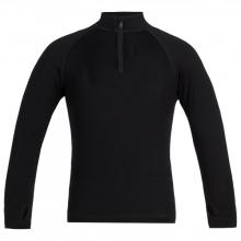Icebreaker - Kids 260 Tech L/S Half Zip - Merinounterwäsche Gr 98 schwarz