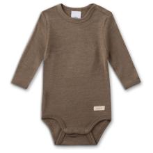 Sanetta - Kid's Wool Body L/S - Merinounterwäsche Gr 44/50 braun
