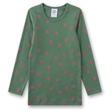 Sanetta - Kid's T-Shirt 1/1 AOP 337034 - Longsleeve Gr 92 oliv
