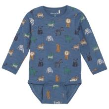 Minymo - Kid's Body L/S AOP - Alltagsunterwäsche Gr 62 blau