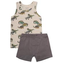 Minymo - Kid's Underwear Set AOP Boys - Alltagsunterwäsche Gr 86 grau