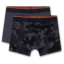 Sanetta - Kid's Doppelpack Shorts 348857 - Unterhose Gr 128 schwarz