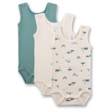 Sanetta - Kid's Set Body 0/0 324937 3-Pack - Alltagsunterwäsche Gr 74 weiß