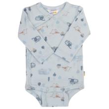 Joha - Kid's Wrap Around Body AOP - Merinounterwäsche Gr 40 grau