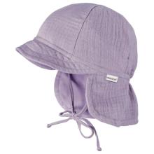 maximo - Kid's Mini Schildmütze Musselin - Cap Gr 45 cm lila/rosa