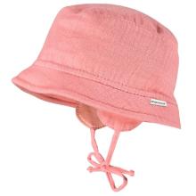 maximo - Baby's Hütchen Musselin Band Ohrenkl. Futter - Hut Gr 45 cm rosa