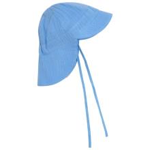 Huttelihut - Kid's Summer Hat Muslin - Hut Gr 40 cm - 0-3 Months blau