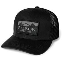 Filson - Scenic Waxed Logger Mesh Cap - Cap Gr One Size schwarz