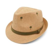 maximo - Boy's Trilby Palmen Futter - Hut Gr 57 cm beige