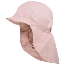 maximo - Kid's Mini-Nackenschutzmütze Uni Bindeband Futter - Cap Gr 55 cm rosa