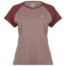 NIKIN - Women's TreeShirt Raglan Colorblock Coffee - Funktionsshirt Gr XS braun