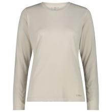 CMP - Women's L/S Jacquard T-Shirt - Funktionsshirt Gr 36 beige/grau