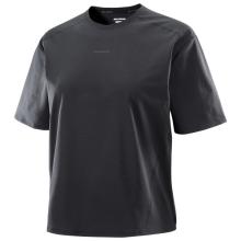 Salomon - Women's Trackline S/S Tee - Funktionsshirt Gr M grau/schwarz