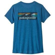 Patagonia - Women's Cap Cool Daily Shirt Boardshort Logo - Funktionsshirt Gr XS blau