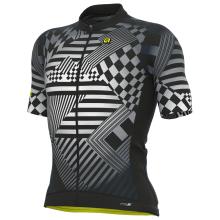 ALÉ Checker Kurzarmtrikot, für Herren, Größe 2XL, Fahrradtrikot,