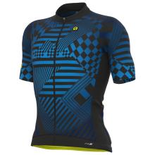 ALÉ Checker Kurzarmtrikot, für Herren, Größe XL, Radtrikot,