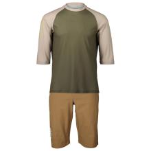 Set (Radtrikot + Radhose) POC 3/4 Pure Set (2 Teile), für Herren