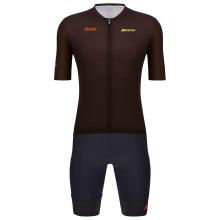 Set (Radtrikot + Radhose) SANTINI Flèche Wallone 2024 Set (2 Teile), für Herren,