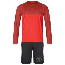 Set (Radtrikot + Radhose) ENDURA Core Printed Set (2 Teile), für Herren