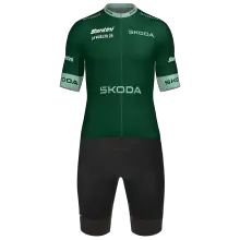 Set (Radtrikot + Radhose) LA VUELTA Sprinttrikot 2025 Set (2 Teile), für Herren,