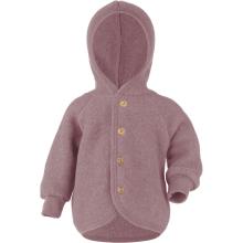 Engel Kinder Wollfleece Hoodie Jacke