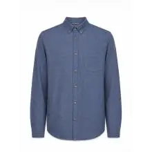 Mazine Herren Melange Flannel Hemd