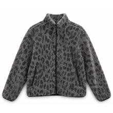 Mazine Damen Printed Sherpa Jacke