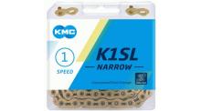 KMC K1 SL Narrow Kette 1-fach 100-Glieder - Gold