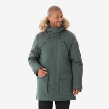 Winterjacke Parka Herren bis -20 °C Wandern - NH900 grün