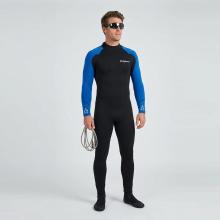Neoprenanzug Segeln Herren 3/2 mm Center3 schwarz/blau
