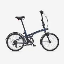 Faltrad Klapprad 20 Zoll Fold 500 dunkelblau