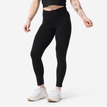 Leggings Damen Scrunch - schwarz
