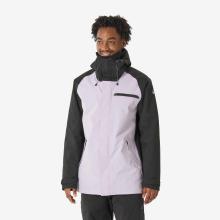 Snowboardjacke Herren strapazierfähig wasserdicht - SNB 100 lila/schwarz
