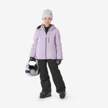 Skijacke Kinder 6–14 Jahre warm wasserdicht - 500 lila