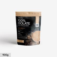 Pure Whey Protein Pulver 100 % Isolat Kaffee Latte 900 g