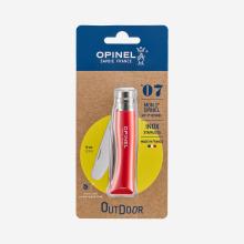 Taschenmesser Kinder abgerundete Spitze Outdoor - Opinel Nr. 7 rot