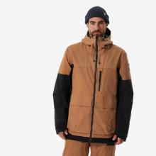 Snowboardjacke Skijacke Herren warm abriebfest - SNB 500 Ziprotec camel/schwarz