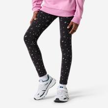 Leggings Kinder Baumwolle bedruckt - schwarz
