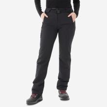Winterhose Damen warm wasserabweisend wandern - SH500 schwarz