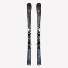 Ski Damen mit Bindung Piste - Attraxion Rossignol schwarz/rosa